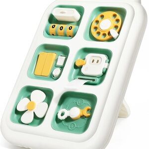 Montessori Busy Board Toys Sensory,baby Fidget Board Birthday Gifts for Boy&Girl